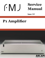 Arcam P1 - Service Manual 